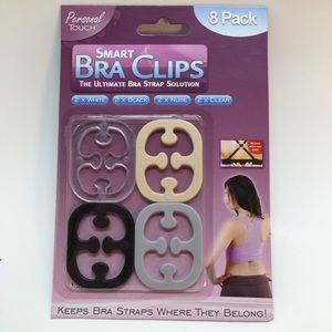 Smart Bra Clips NEW 8 Packs Four Different Colors *Lot of (4) 8-Packs*